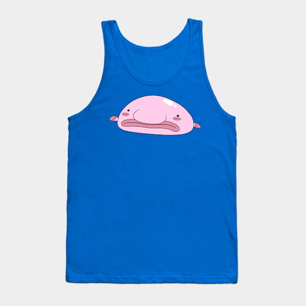 Blobfish Tank Top by saradaboru